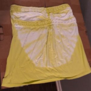 Yellow Tye Died Swing Blouse